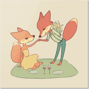 Fox Love Posters and Art